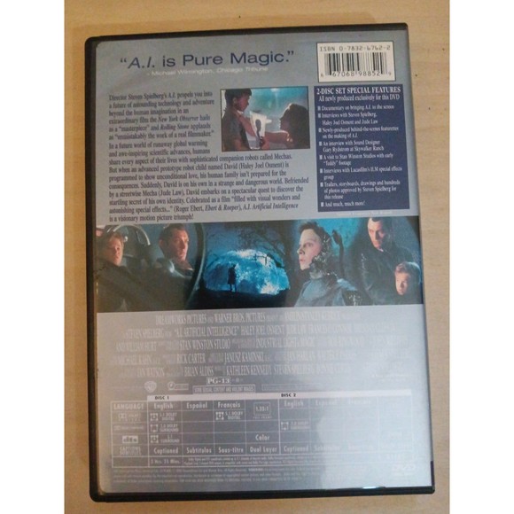 A.I Artificial Intelligence Two disc Special Edition DVD - Picture 3 of 6